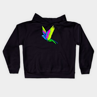 Colorful Parrot Kids Hoodie